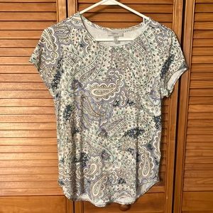 Cupio brand blouse; size M; paisley